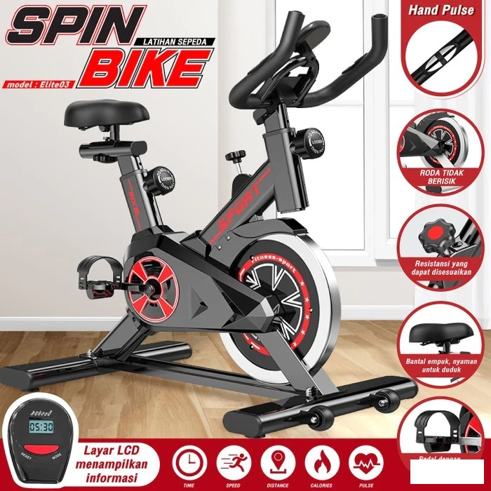 Mengatasi Hambatan Olahraga di Rumah dengan Sepeda Statis Spine Bike Model Elite