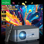 Goojodoq Proyektor Profesional Android 4k Wifi Full Hd 1080p 15500lm Suporta Android Sincronizando a Tela do Smartphone Home