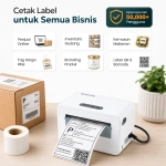 Printer Thermal Label & Resi | USB + Bluetooth - gambar produk 2