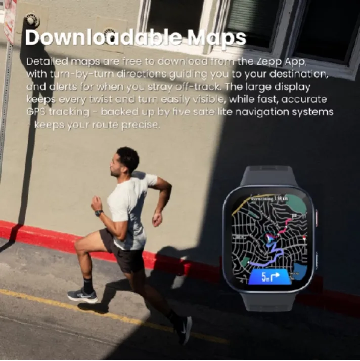 Amazfit BIP Max Smartwatch | GPS Sport Watch | Baterai 21 Hari | AMOLED Display | Waterproof 5 ATM | 140+ Sports Modes
