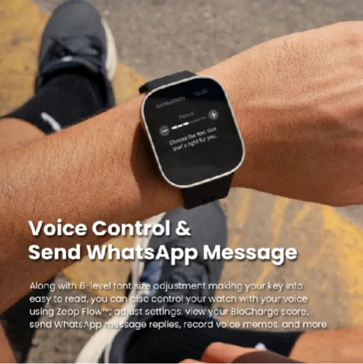 Amazfit BIP Max Smartwatch | GPS Sport Watch | Baterai 21 Hari | AMOLED Display | Waterproof 5 ATM | 140+ Sports Modes