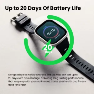 Amazfit BIP Max Smartwatch | GPS Sport Watch | Baterai 21 Hari | AMOLED Display | Waterproof 5 ATM | 140+ Sports Modes