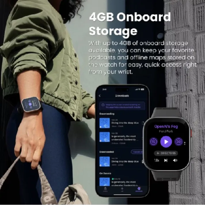 Amazfit BIP Max Smartwatch | GPS Sport Watch | Baterai 21 Hari | AMOLED Display | Waterproof 5 ATM | 140+ Sports Modes