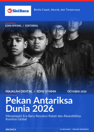 Sampul majalah digital Pekan Antariksa Dunia 2026