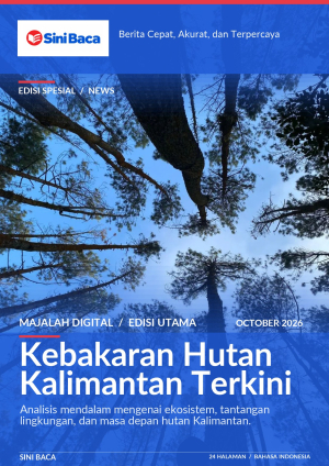 Sampul majalah digital Kebakaran Hutan Kalimantan Terkini